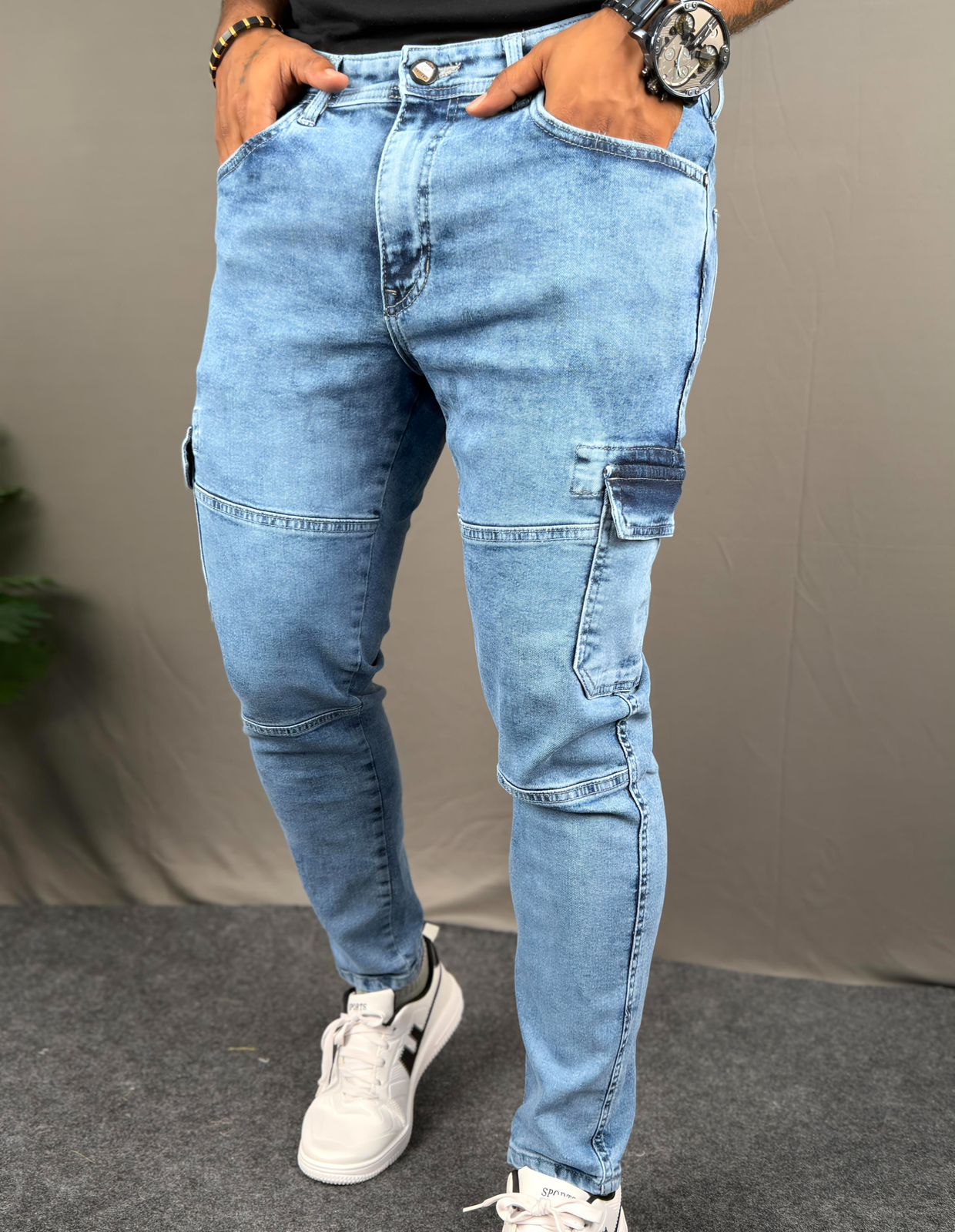 DENIM CARGOS BC-002