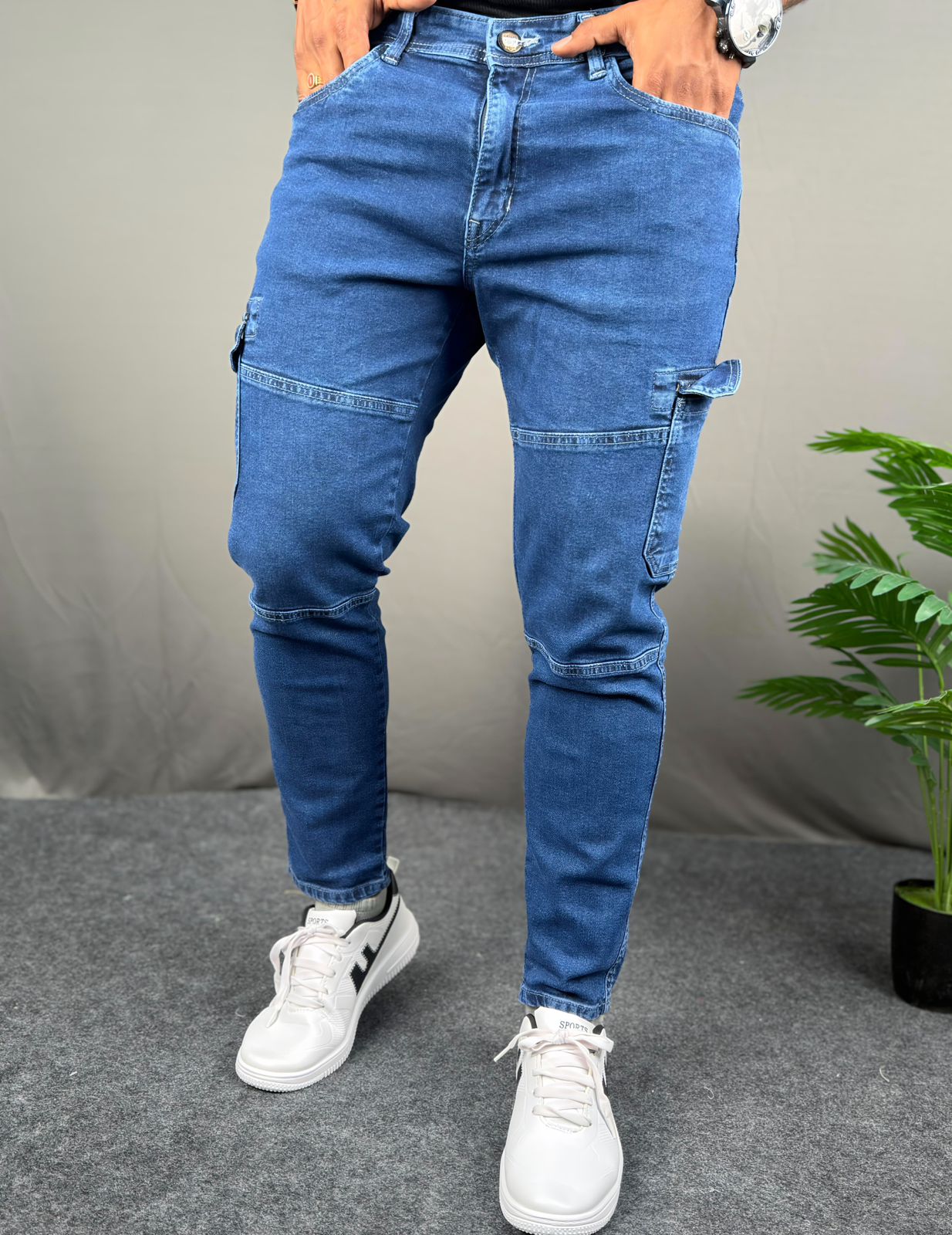 DENIM CARGOS BC-006