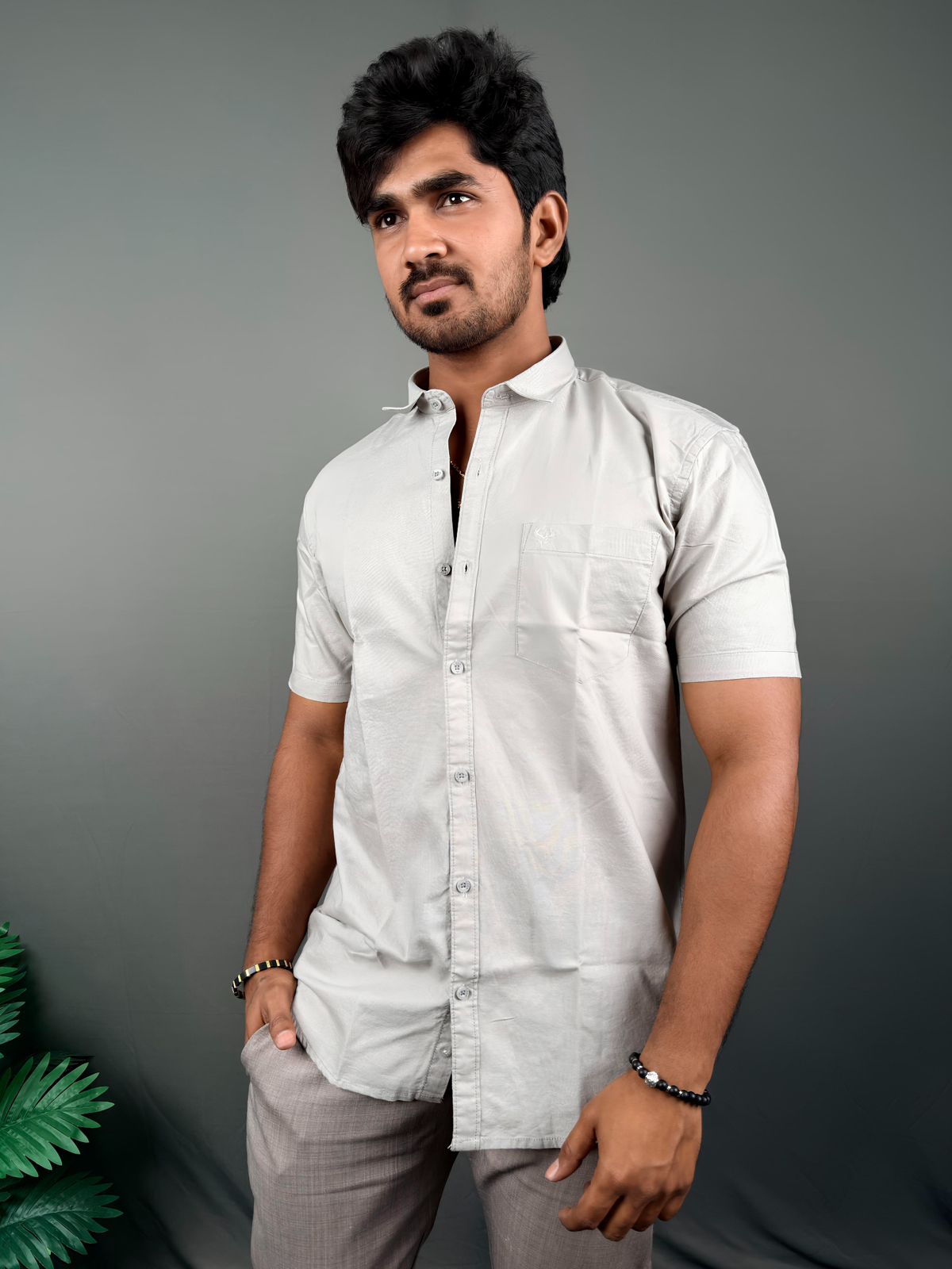 OXFORD PLAIN PEARL GREY-003
