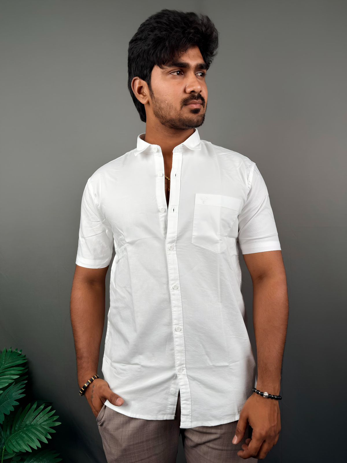 OXFORD PLAIN WHITE-008