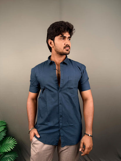 OXFORD PLAIN MIDNIGHT NAVY-007