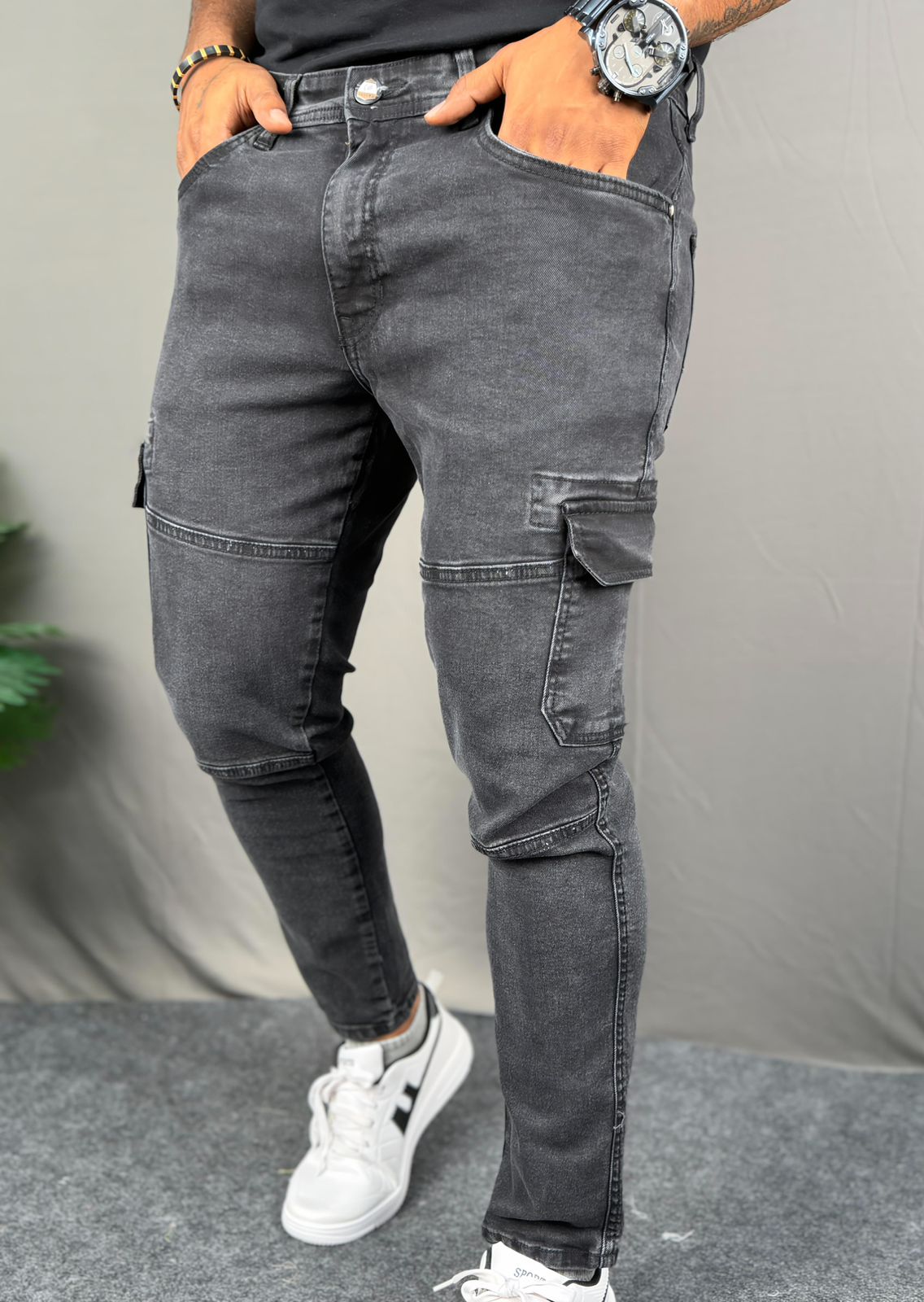 DENIM CARGOS BC-003