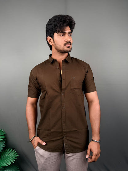 OXFORD PLAIN MOCHA BROWN-001