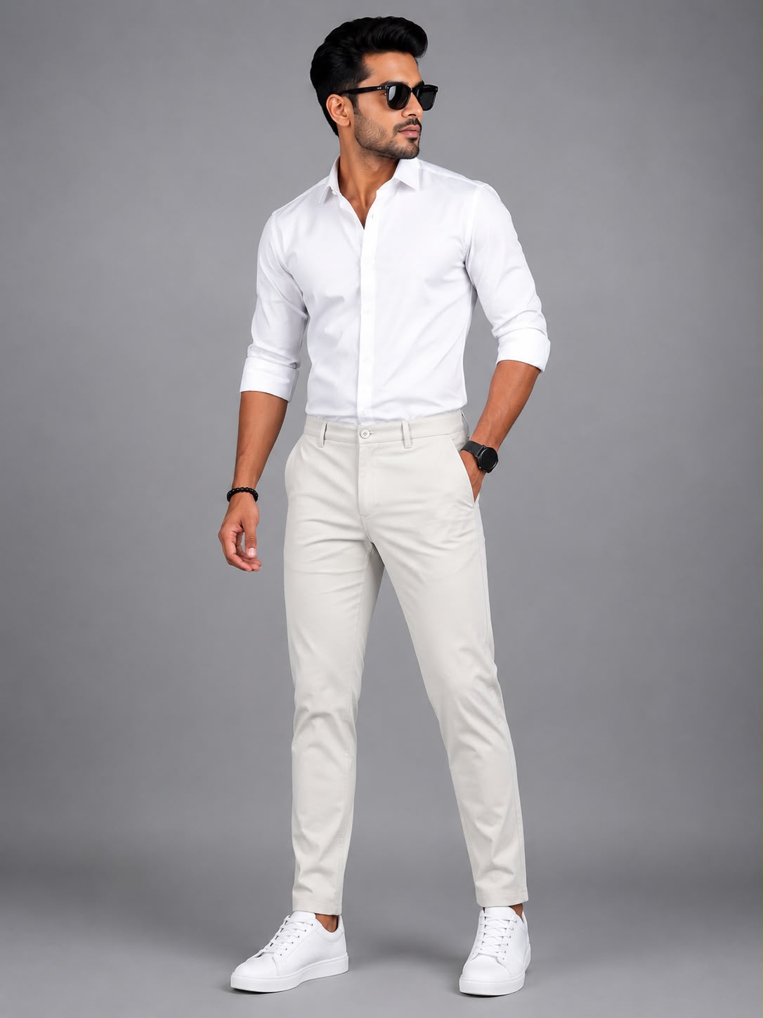 RAW FADE Premium Cotton Lycra Chinos-004
