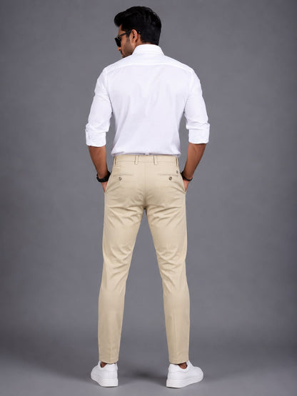RAW FADE Premium Cotton Lycra Chinos-009