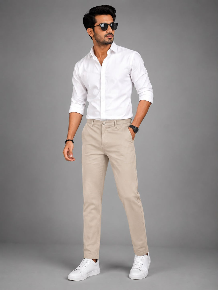 RAW FADE Premium Cotton Lycra Chinos-006