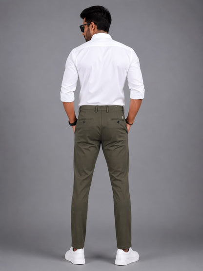 RAW FADE Premium Cotton Lycra Chinos-010