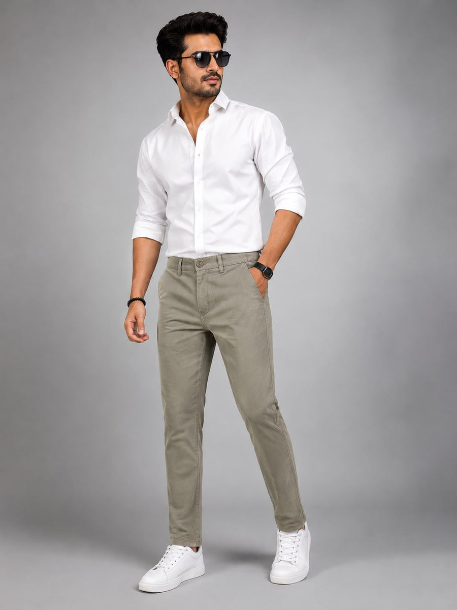 RAW FADE Premium Cotton Lycra Chinos-007