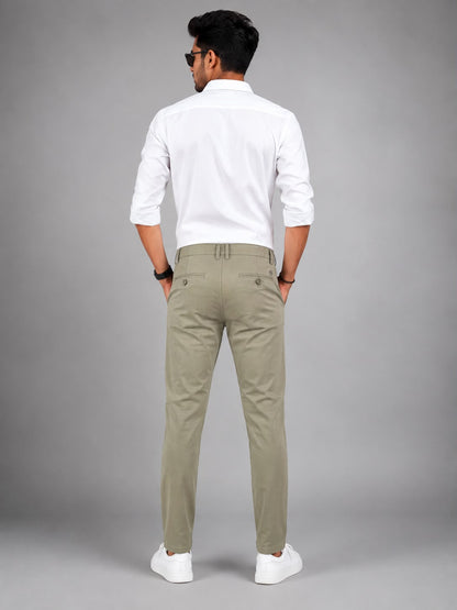 RAW FADE Premium Cotton Lycra Chinos-007